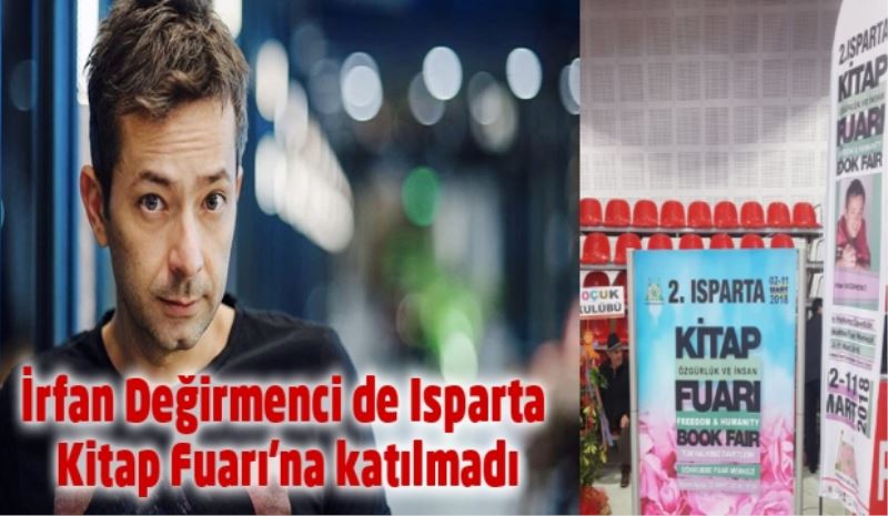 İrfan Değirmenci de Isparta Kitap Fuarı