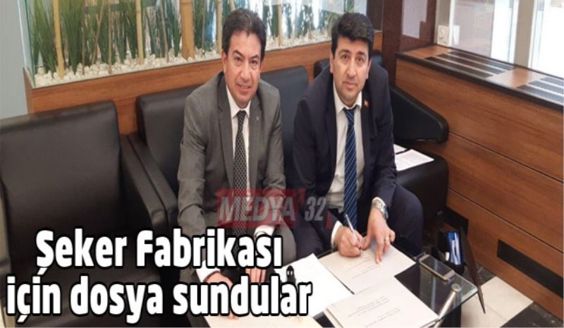 Isparta Belediyesi, Burdur Şeker Fabrikası ihalesi için resmen başvurdu