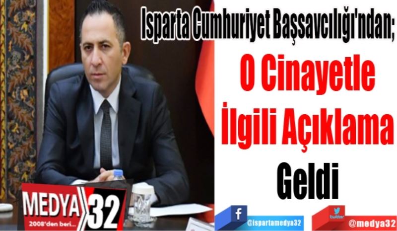 Isparta Cumhuriyet Başsavcılığı