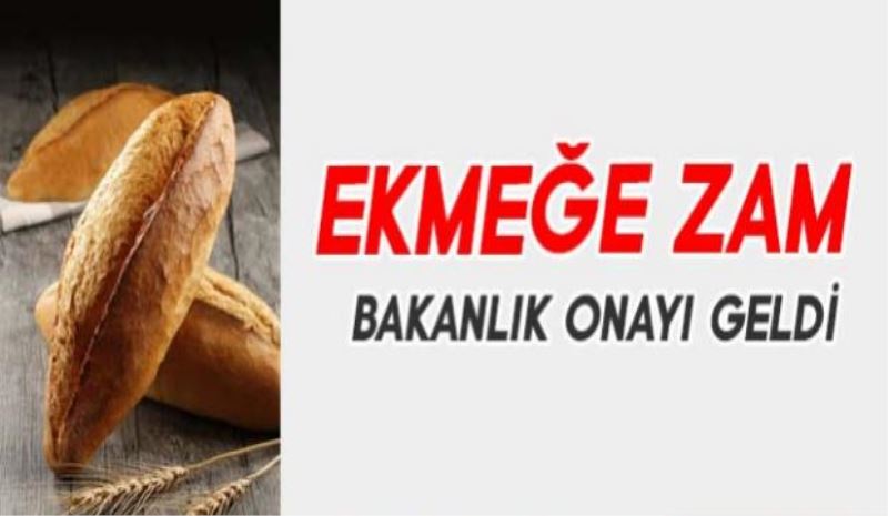 Isparta’da ekmeğe zam yapıldı
