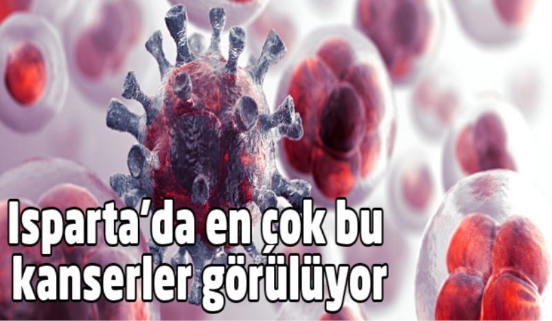 Isparta’da en çok bu kanserler görülüyor