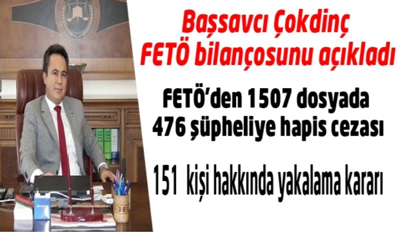 Isparta’da FETÖ’den 1507 dosyada 476 şüpheliye hapis cezası