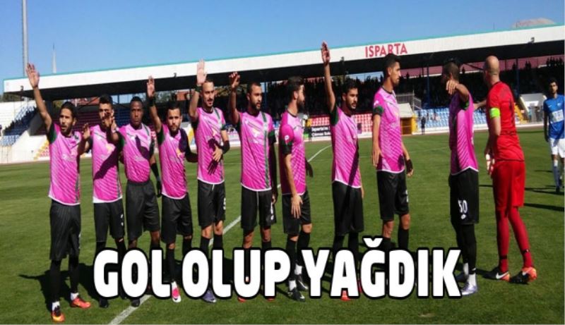 Isparta Davrazspor gol oldu yağdı