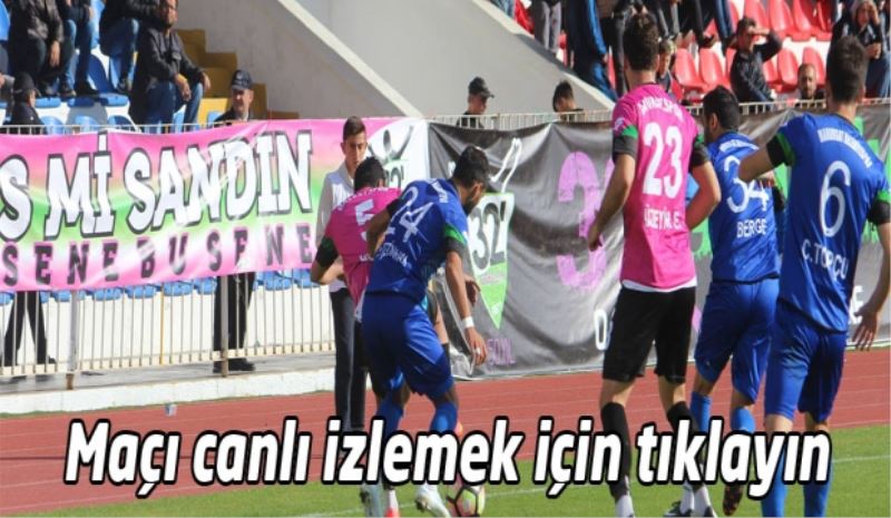 Isparta Davrazspor, Karaman Belediyespor ile karşılaşıyor/CANLI İZLEMEK İÇİN TIKLAYIN