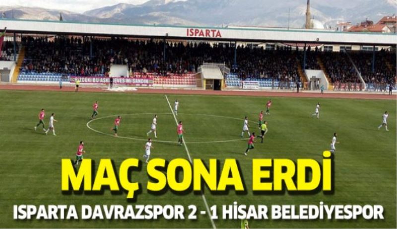 Isparta Davrazspor dolu dizgin