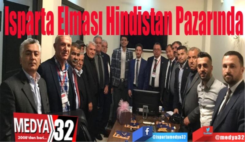 Isparta Elması
Hindistan 
Pazarında 
