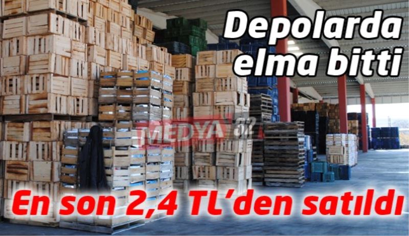 Isparta için güzel haber/Depolarda elma bitti