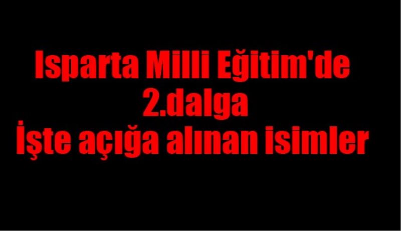 Isparta Milli Eğitim