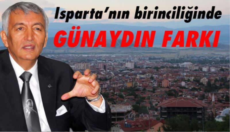 Isparta’nın birinciliğinde Günaydın farkı