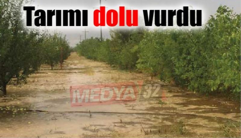 Isparta tarımını dolu vurdu!