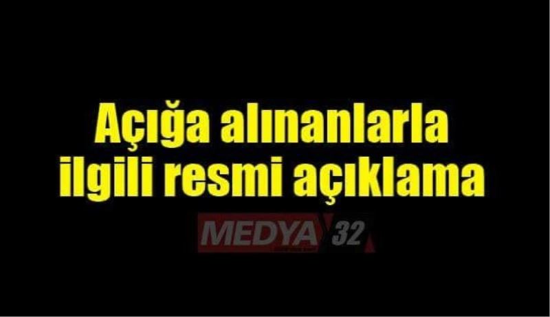 Isparta Valiliğinden flaş açıklama