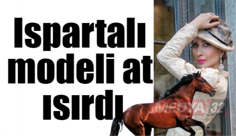 Ispartalı modeli at ısırdı