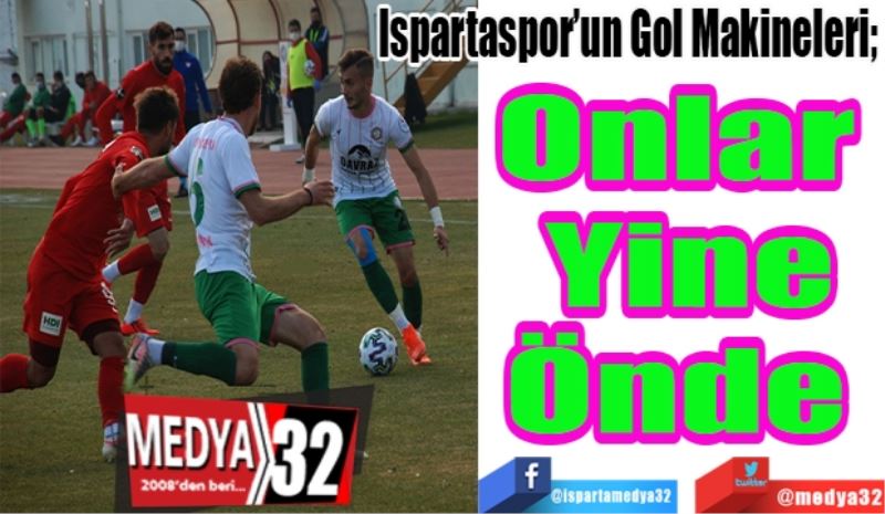 Ispartaspor’un Gol Makineleri; 
Onlar 
Yine
Önde 
