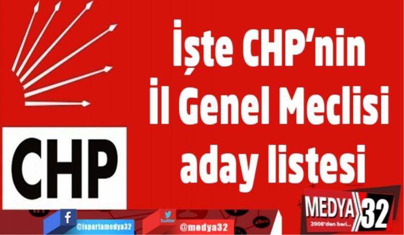 İşte CHP