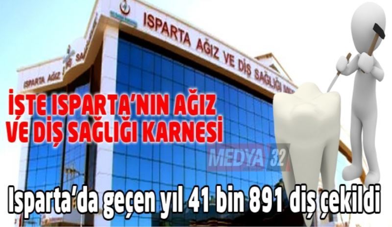 İşte Isparta’nın Ağız Ve Diş Sağlığı Karnesi/2017’de 41 bin 891 diş çekildi