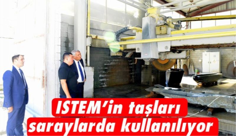 ISTEM’in taşları saraylarda kullanılıyor