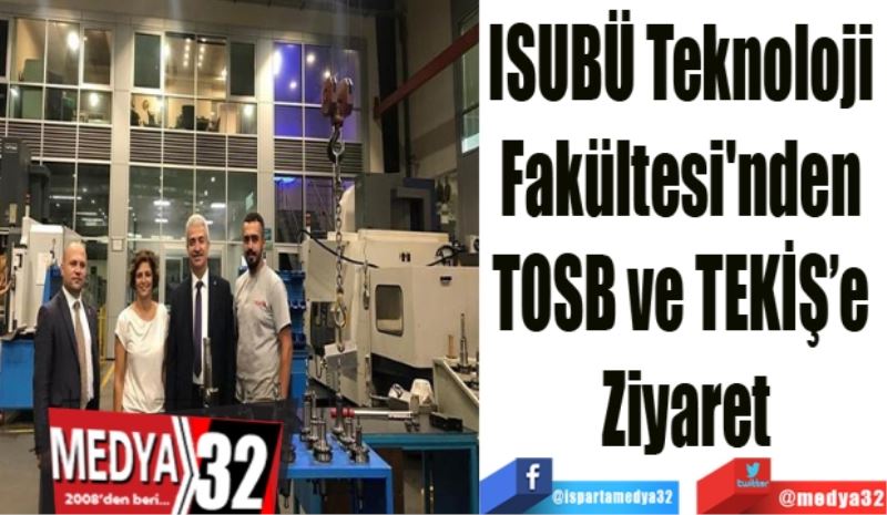 ISUBÜ Teknoloji 
Fakültesi