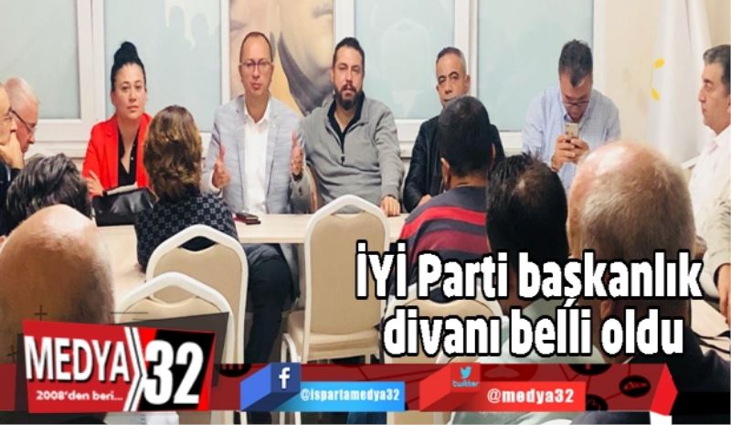 İYİ Parti başkanlık divanı belli oldu