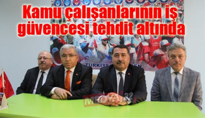 Kamu çalışanlarının iş güvencesi tehdit altında