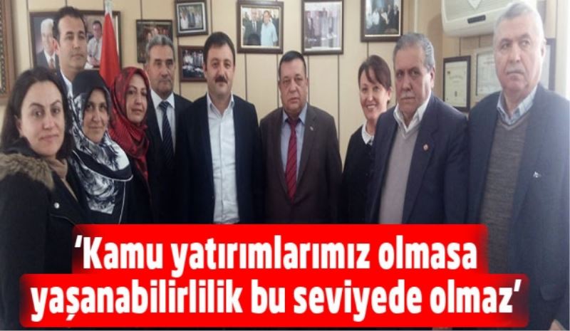 ‘Kamu yatırımlarımız olmasa yaşanabilirlilik bu seviyede olmaz’ 
