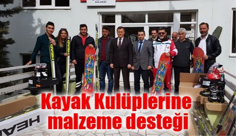 Kayak Kulüplerine malzeme desteği