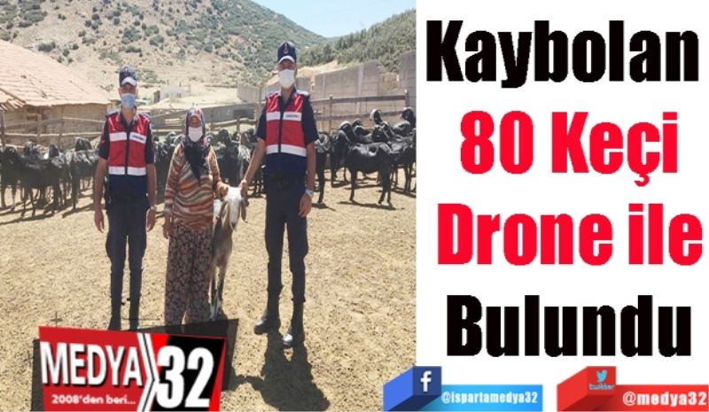 Kaybolan 
80 Keçi
Drone ile
Bulundu 
