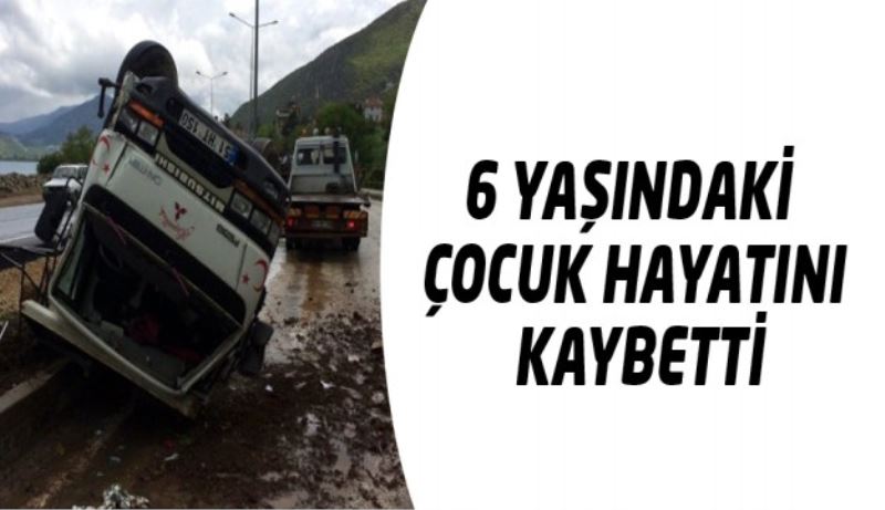 Kazadan üzücü haber, 6 yaşındaki çocuk hayatını kaybetti