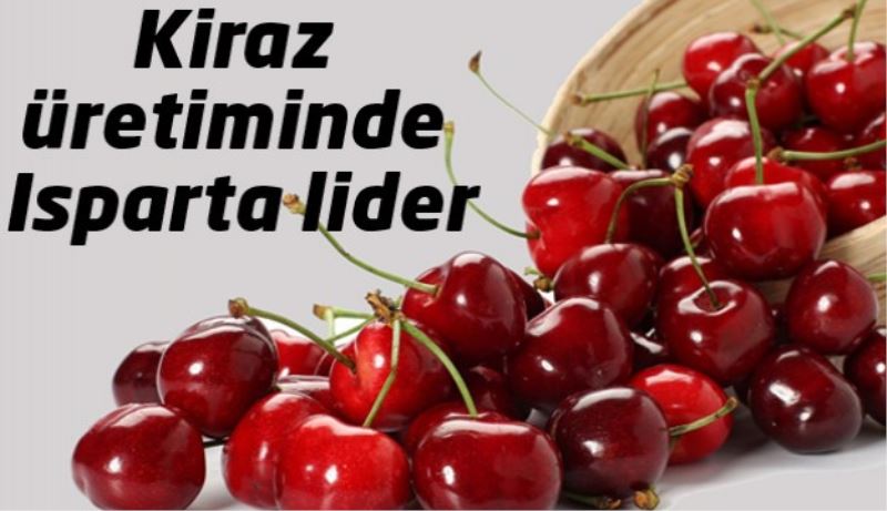 Kiraz üretiminde Isparta lider