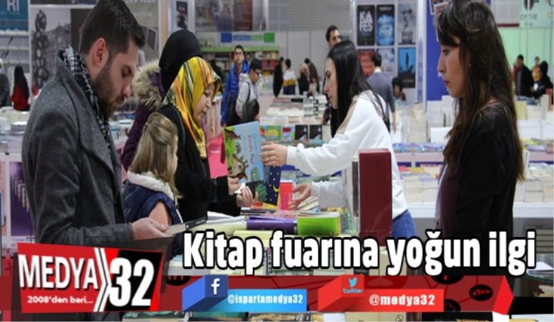 Kitap fuarına yoğun ilgi