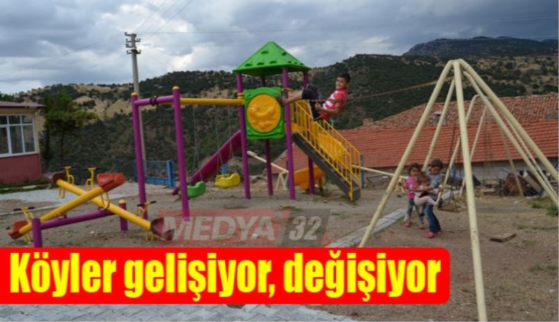 Köyler gelişiyor, değişiyor