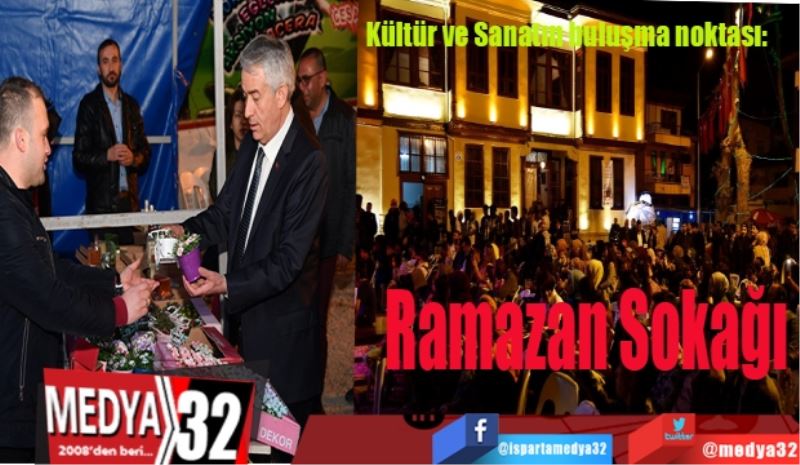 Kültür ve Sanatın buluşma noktası: 
Ramazan Sokağı 
