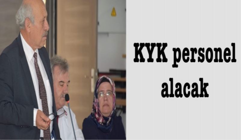 KYK personel alacak