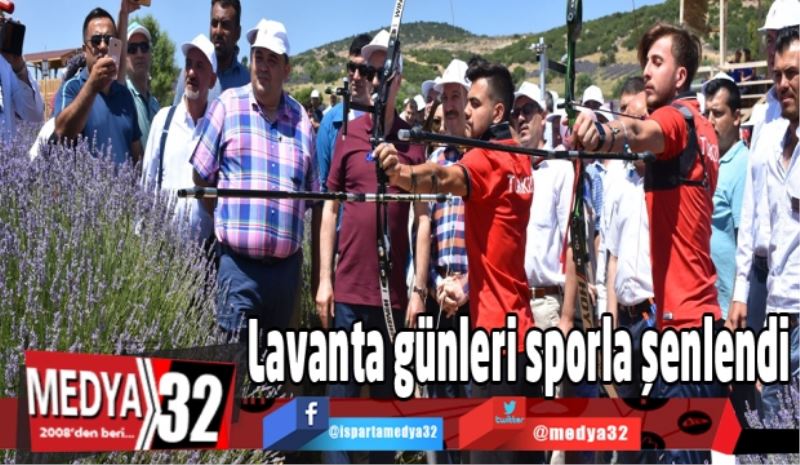 Lavanta günleri sporla şenlendi