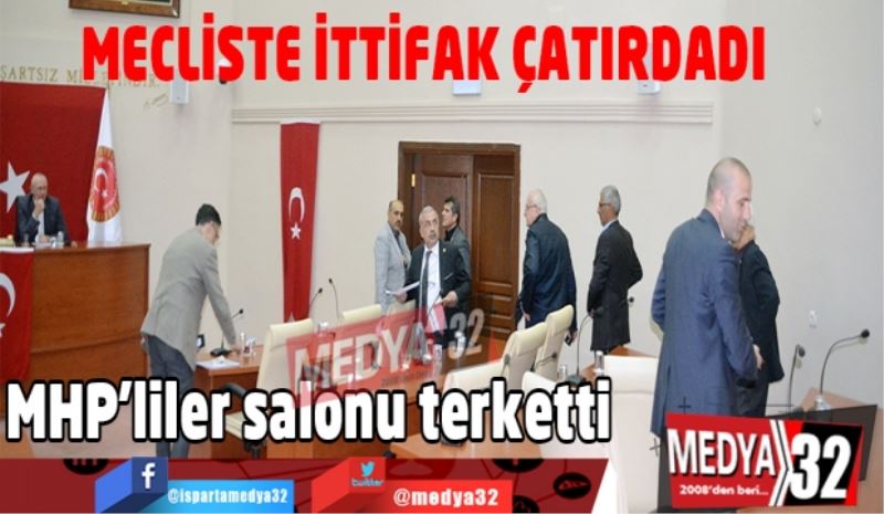 Mecliste ittifak çatırdadı: MHP