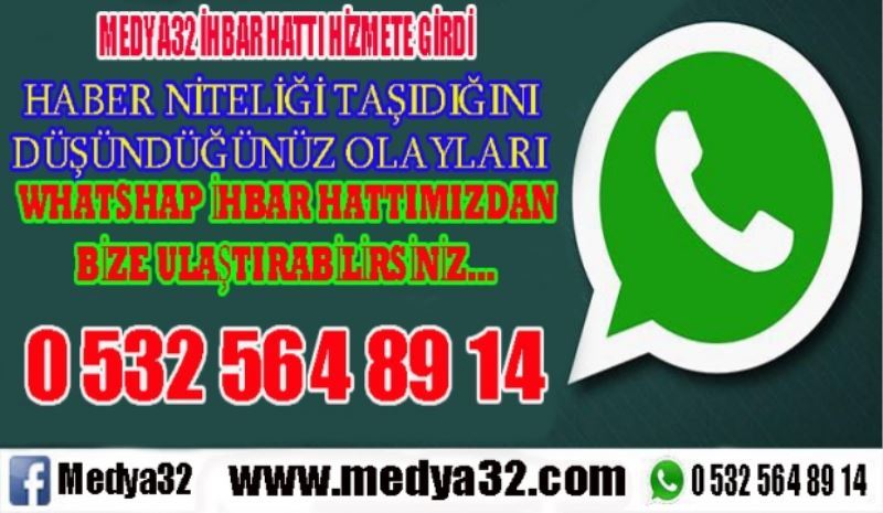 MEDYA32 İHBAR HATTI HİZMETE GİRDİ 