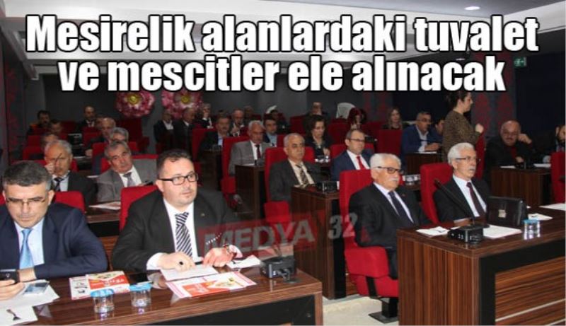 Mesirelik alanlardaki tuvalet ve mescitler ele alınacak 