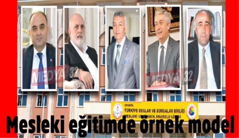 Mesleki eğitimde örnek model
