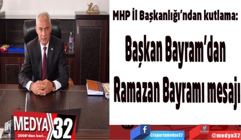 MHP İl Başkanlığı’ndan kutlama:  