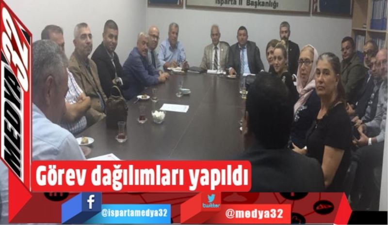 MHP İl yönetiminde görev dağılımları yapıldı