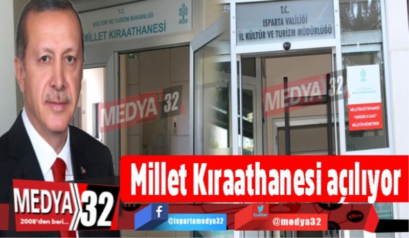 Millet Kıraathanesi açılıyor