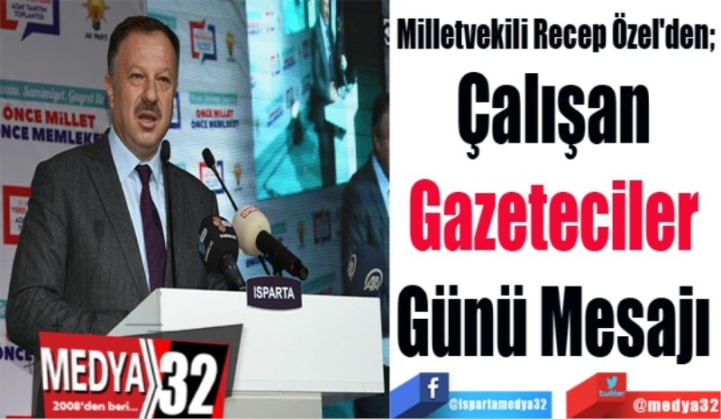 Milletvekili Recep Özel