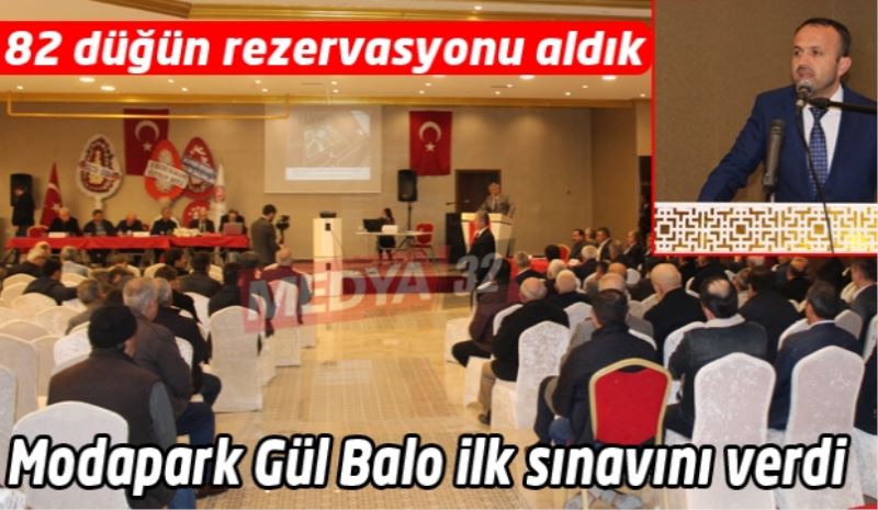 Modapark Gül Balo ilk sınavını verdi