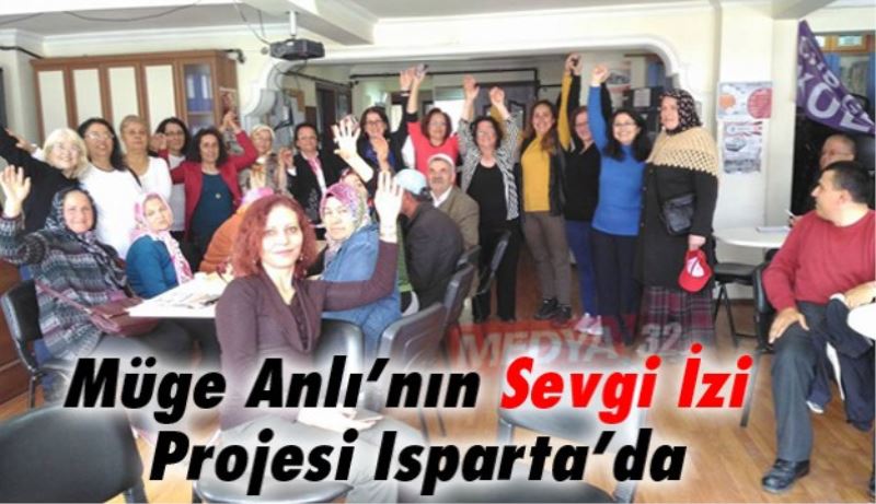 Müge Anlı’nın Sevgi İzi Projesi Isparta’da