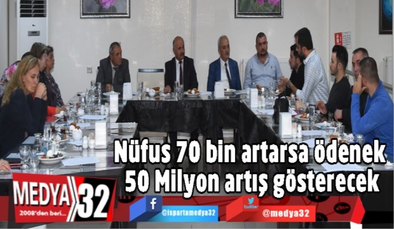 Nüfus 70 bin artarsa Isparta