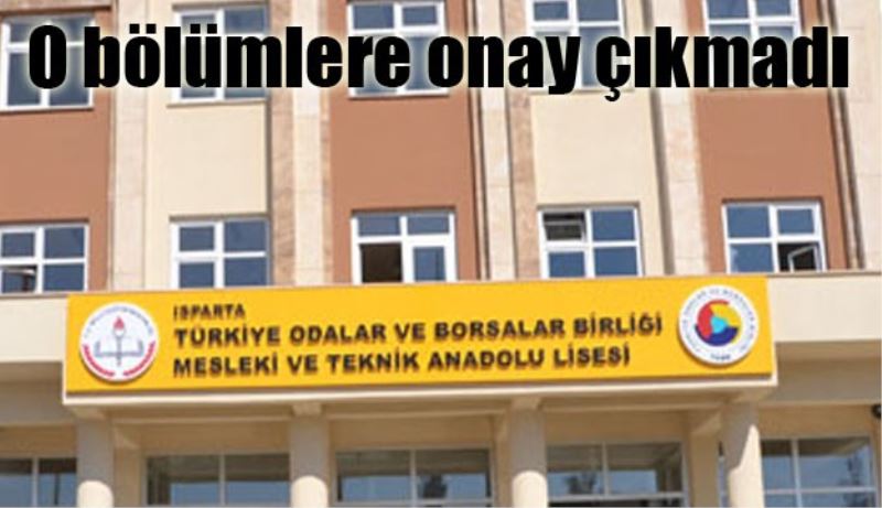 O bölümlere onay çıkmadı