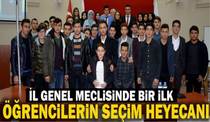 Öğrencilerin seçim heyecanı