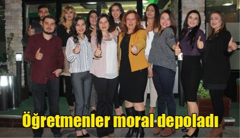 Öğretmenler moral depoladı