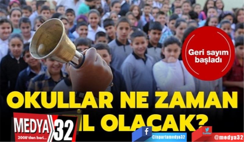 Okullar ne zaman tatil olacak?
İşte ara 
Tatil 
Tarihleri…
