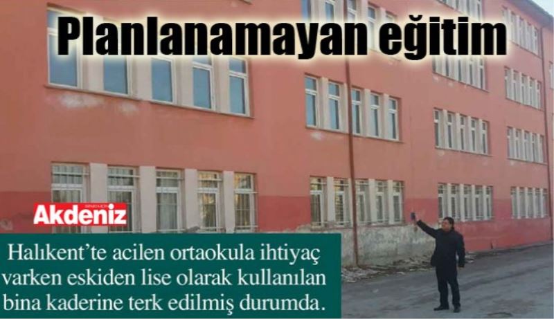 Planlanamayan eğitim