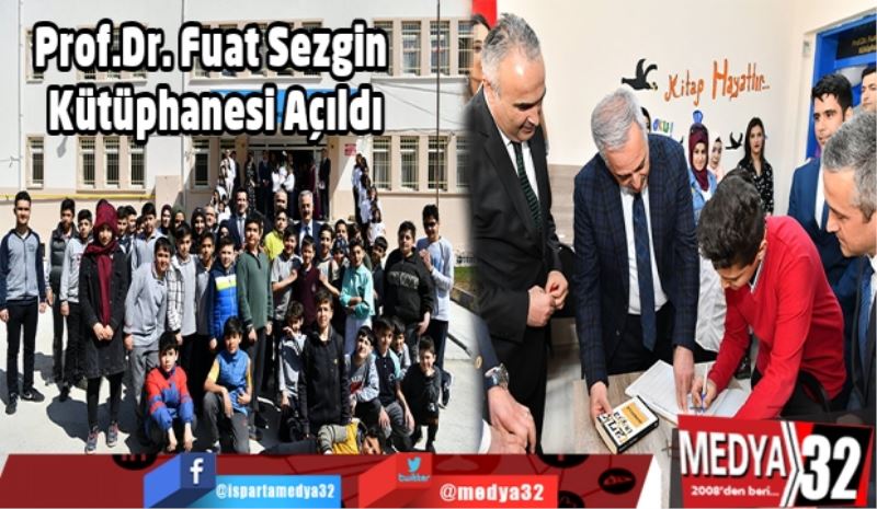 Prof.Dr. Fuat Sezgin Kütüphanesi Açıldı